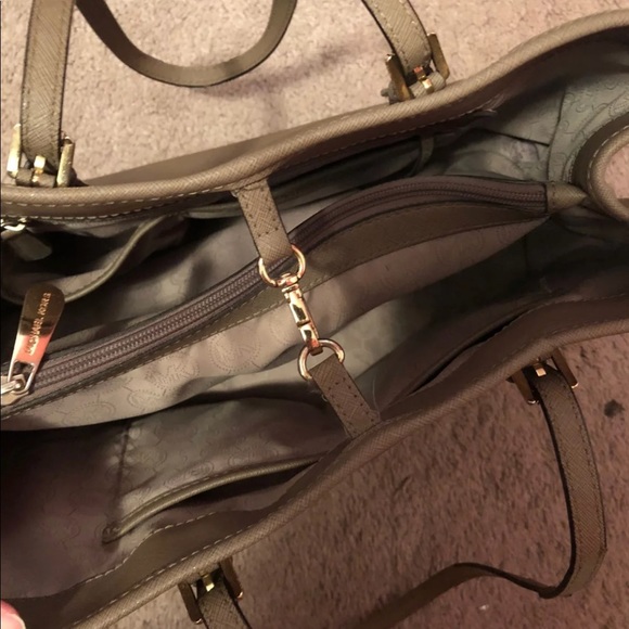 Michael Kors Taupe Tote - Picture 4 of 7